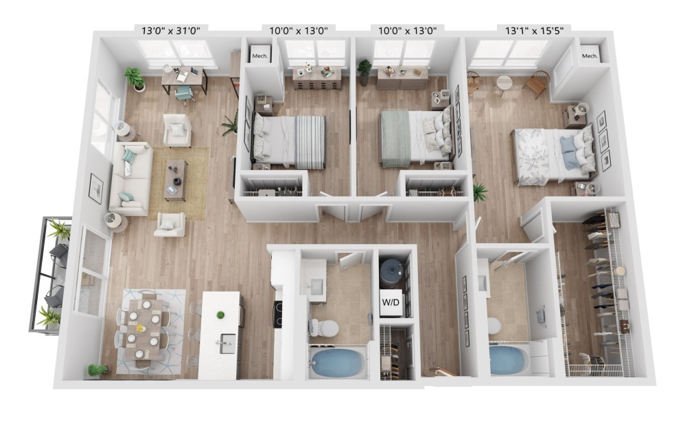 3d floorplan of the C5